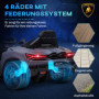 Elbil för Barn Lamborghini, 3-5 år, mjuk körning, med Fjärrkontroll Grå