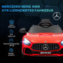 Elbil för Barn Mercedes-Benz med Fjärrkontroll Röd