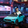 Ebil för Barn Mercedes-AMG CLA 45 med Fjärrkontroll Blå