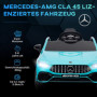 Ebil för Barn Mercedes-AMG CLA 45 med Fjärrkontroll Blå