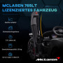Elbil för Barn med Fjärrkontroll McLaren 765LT Svart
