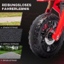 Elmotorcykel för Barn 3-8 år med Träningshjul Röd