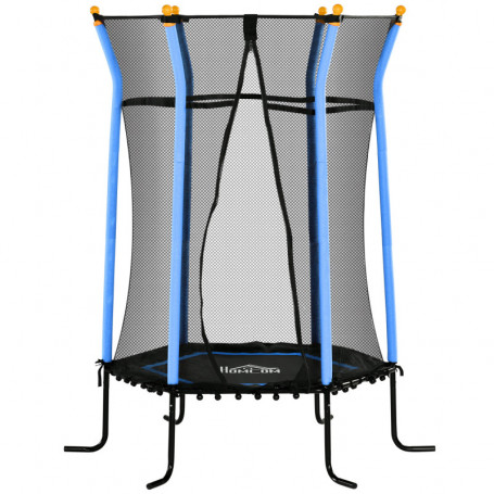 Studsmatta Ø163,5 cm Max. 50 kg med Nät Blå