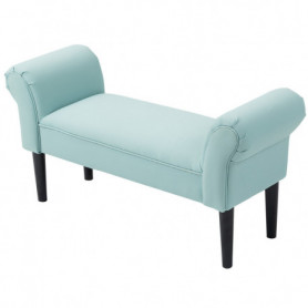 Sittbänk - Sängbänk Robust Konstruktion Grön Linne 102 x 36 x 51 cm