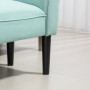 Sittbänk - Sängbänk Robust Konstruktion Grön Linne 102 x 36 x 51 cm