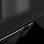 Soffbord Svart Härdat Glasskiva Stålram 100 x 55 x 45,5 cm