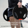 Viktskivor 4 st 2 x 7,5 kg och 2 x 5 kg, Svart
