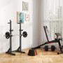 Viktskivor 4 st 2 x 7,5 kg och 2 x 5 kg, Svart