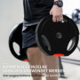 Viktskivor 4 st 2 x 10 kg och 2 x 5 kg, Svart