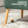 Loungesoffa 2-sits Elegant Scandi-design Manchester Grön 117 x 56,5 x 77 cm,