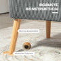 Loungesoffa 2-sits Elegant Scandi-design 117 x 56,5 x 77 cm, Grå