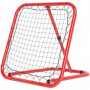 Football Rebounder Net Vikbar Metall 78 x 84 x 65-78 cm Röd