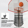 Basket Rebounder, Höjdjusterbar 360° roterbar Svart