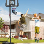 Basket Rebounder, Höjdjusterbar 360° roterbar Svart