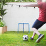 Football Rebounder Net Vikbar Metall 78 x 84 x 65-78 cm Blå