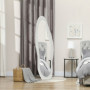 Golvspegel Vågform 160 x 50 cm Fristående Vit