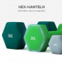 Hantelset med Förvaringsställ 2 x 1 kg, 2 x 3 kg, 2 x 5 kg