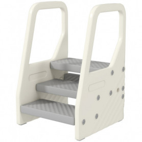Barn Stegpall Justerbar från 3 till 2 steg med handtag, halkfri, fö...