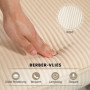 Gungstol Manchester Beige Tjock Stoppning Brett Ryggstöd upp till 120 kg