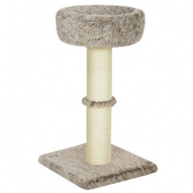 Klöspelare med Kattsäng & Sisalstolpe Ø14 cm 45×45×87 cm brun/grädd...