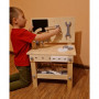 Verktygsbord för barn i Trä DIY Kit med Träverktyg