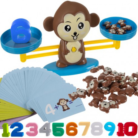 Räkneleksak för barn - Matematik Apan - Educational spel Balance Scale Learning