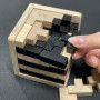 Staplingskub av trä Pussel Creative Cube Composer Logic Träpusselspel
