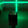 Elektronisk lasernivå 360° - korslaser tvärlinjelaser, grön, plan, fodral