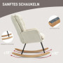 Ggungstol Orion Bred Sits, Hög Rygg Beige Chenille