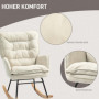 Ggungstol Orion Bred Sits, Hög Rygg Beige Chenille