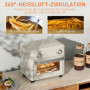 Kompakt Miniugn med Grill och Varmluft, 1000W Krämvit