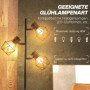 Golvlampa 3 Flexibla Ljus Metall Svart