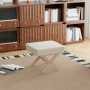 Modern Fotpall - Pall Mjuk Sits Beige