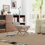 Modern Fotpall - Pall Mjuk Sits Beige