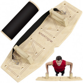 Push Up Bars Set med Justerbara Motståndsband