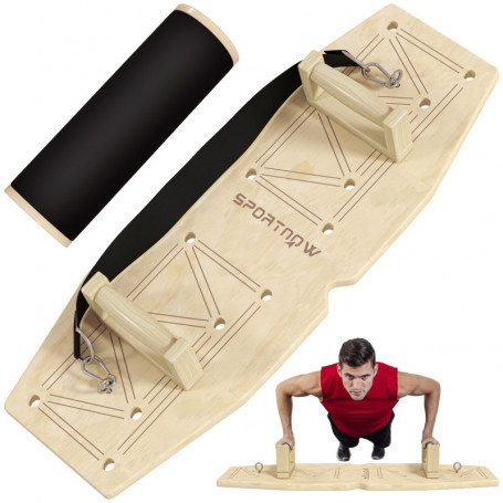 Push Up Bars Set med Justerbara Motståndsband