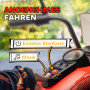 El Motorcykel för Barn 3-5 km/h Trehjulig Röd