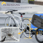 Cykelvagn till Hund Hopfällbar 140 x 71 x 83 cm, Blå
