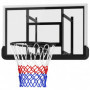 Väggmonterad Basketkorg med Fjäderrina Inomhus/Utomhus