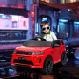 Elbil för Barn med Fjärrkontroll, Land Rover Discovery Röd