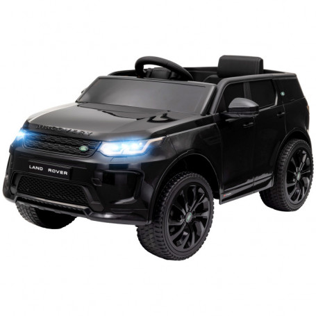 Elbil för Barn med Fjärrkontroll, Land Rover Discovery Svart