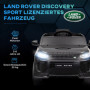 Elbil för Barn med Fjärrkontroll, Land Rover Discovery Svart