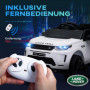 Elbil för Barn med Fjärrkontroll, Land Rover Discovery Vit