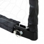 Fotbollsmål 2-pack Hopfällbar 90 x 36 x 60 cm Svart