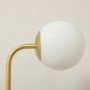 Modern Golvlampa 3 Lampor Guld 165 cm (H)