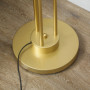 Modern Golvlampa 3 Lampor Guld 165 cm (H)