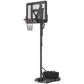 Basketkorg med Höjdjusterbart Ställning 235-305 cm Metallram