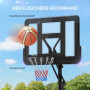 Basketkorg med Höjdjusterbart Ställning 235-305 cm Metallram