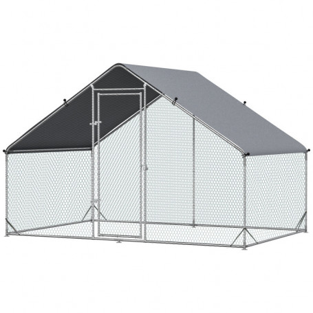 Hönshus Frigående för 4-6 Höns / Anka / Kanin 3 x 2 x 2 m