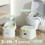 3-in-1 Pottstol med Sittdyna och Handtag
